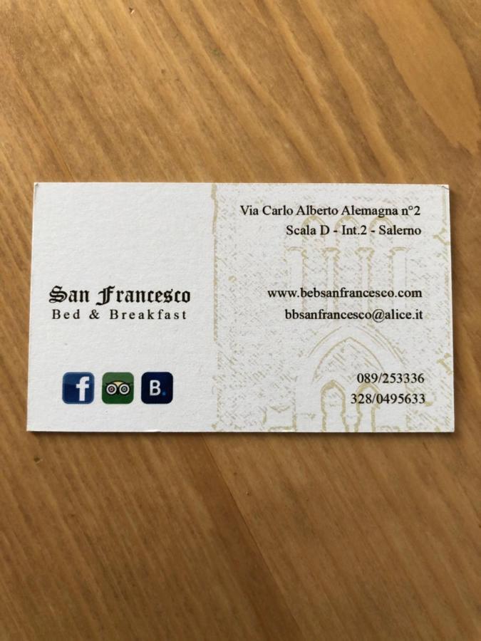 Bed & Breakfast San Francesco Σαλέρνο Εξωτερικό φωτογραφία